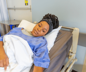 Lady In Hospital
